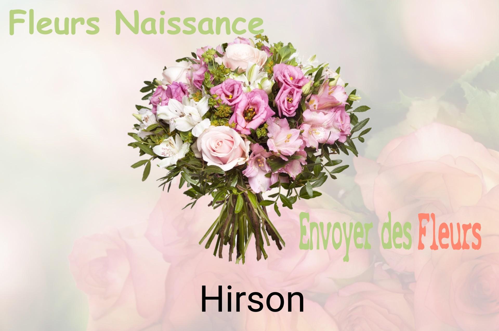 Bouquet de fleurs de naissance livré à Hirson
